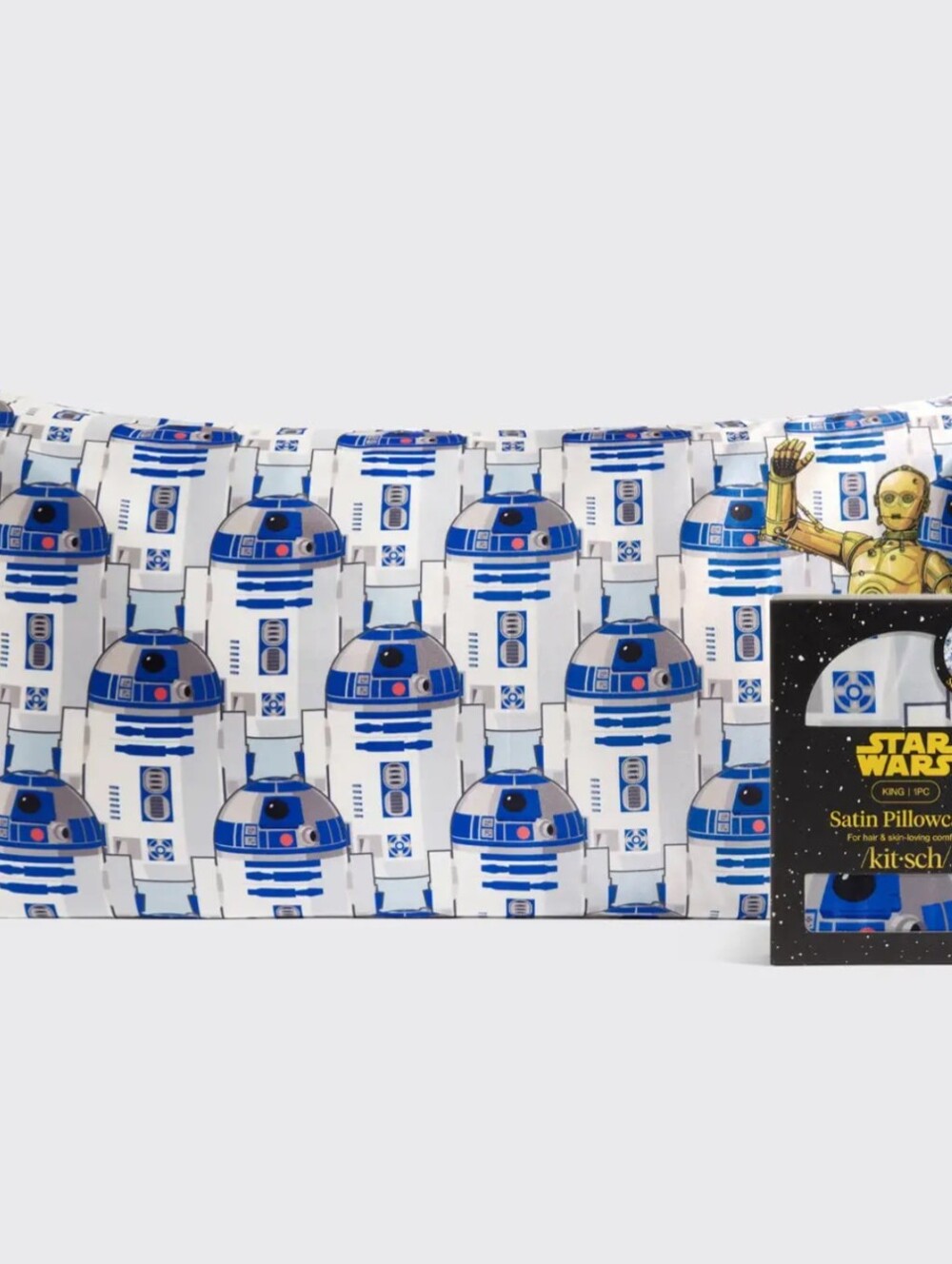 NWT Kitsch Star Wars Satin King-size Pillow Case
